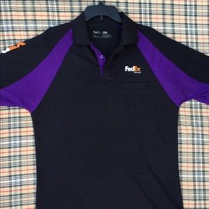 FedEx Work Polo Employee Delivery Shirt size L
